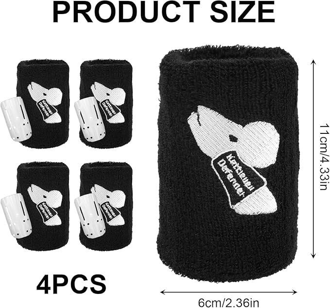 Kettlebell Wrist Guards, Sweat Weighted Wristbands with Insert Support, Shock-Absorbing Sleeve Protector for Athletes Fitness Strength Training