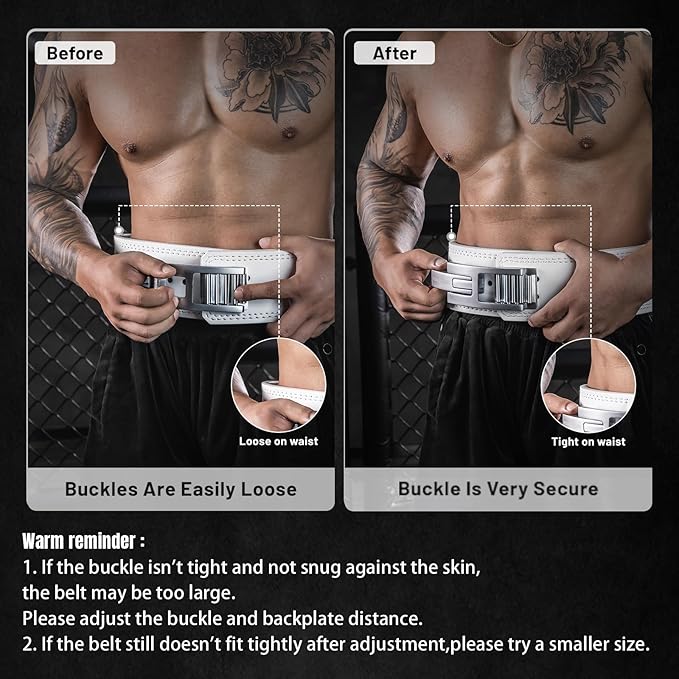 Lever Lifting Belt for Man and Women, Weightlifting with Adjustable Heavy Duty Buckle, Professional Weight Lifting Belt