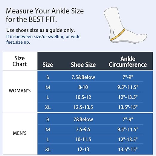 Ankle Brace for Women Men - Ankle Support Brace for Sprained Ankle, Ankle Stabilizer for Achilles, Tendon, Sprain, Injury Recovery, Lace up Ankle wrap for Running, Basketball, Volleyball (Ankle Brace, Small)