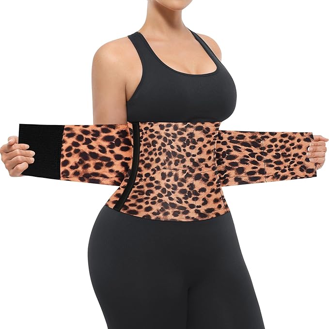 SHAPELLX Waist Trainer for Women Waist Cincher Corset Shapewear Body Shaper Tummy Control Stomach Belt Postpartum Band