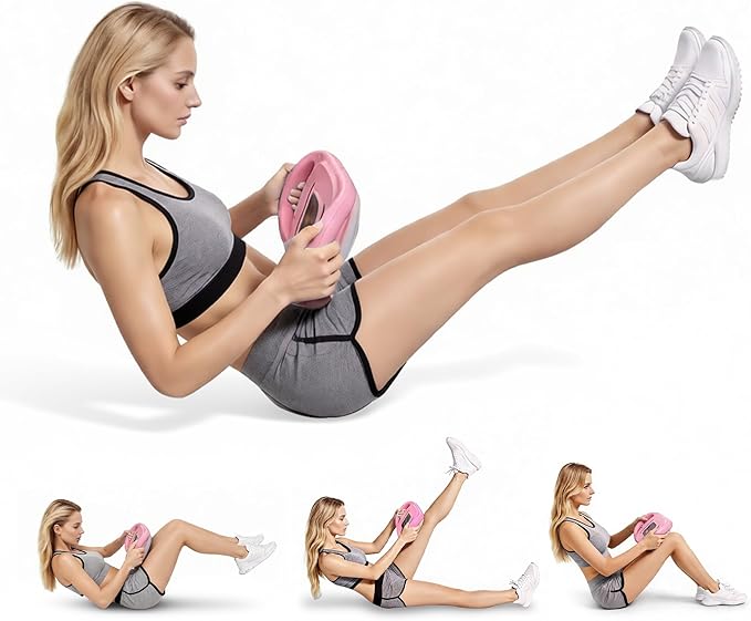 Smart Ab Trainer with Bluetooth Music & LED Counter – Core Workout Machine for Home Gym – Sit-Up Assistant Pad with Foam Cushion, 9 Modes & Speeds, Portable Fitness Equipment for Abs, Waist & Cardio