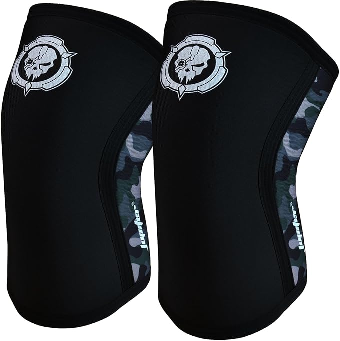 Knee Sleeves (1 Pair), 7mm Compression Knee Braces for Squats,Weightlifting,Powerlifting,Cross Training for Men & Women