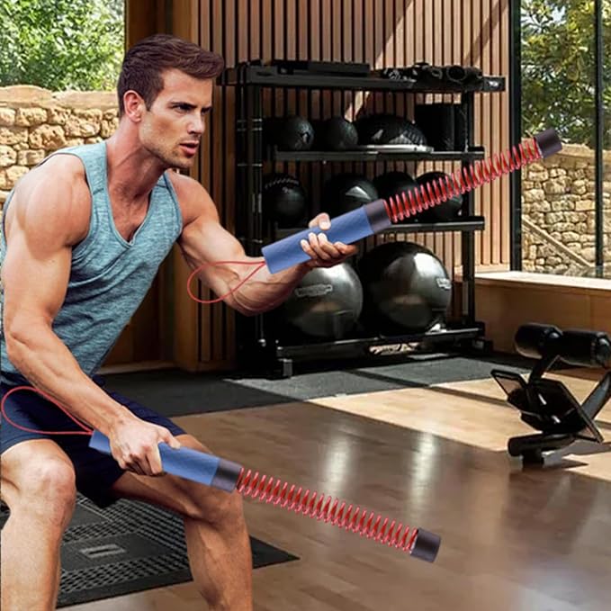 Ropeless Battle Rope, Adjustable Weight Battle Rope,Battle Ropes for Home Gym, Portable Exercise Ropes for Strength Training and Aerobic Exercise Core Muscle Training
