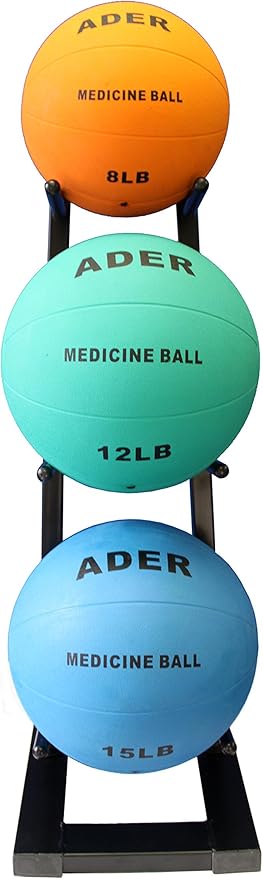Ader Medicine Ball Set w/Rack