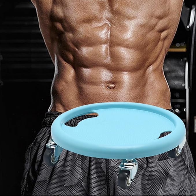 Abdominal Disc Wheel Roller Trainer, Exercise Sliders Portable Fitness Roller Sliding Discs Fitness Equipment for Men Women