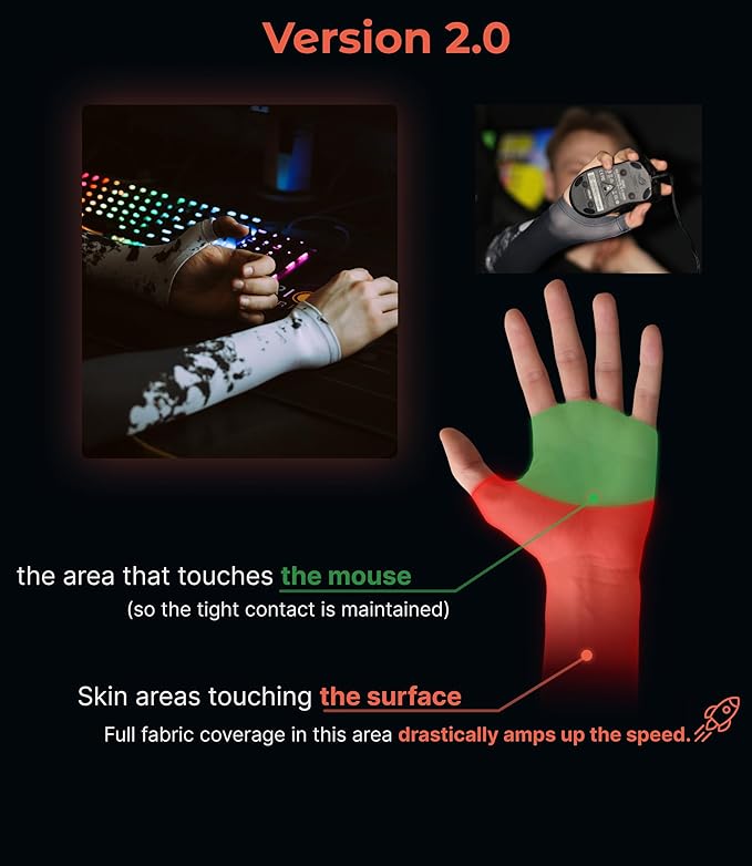 Gaming Arm Sleeve PC Sport compression esports gamer sleeve