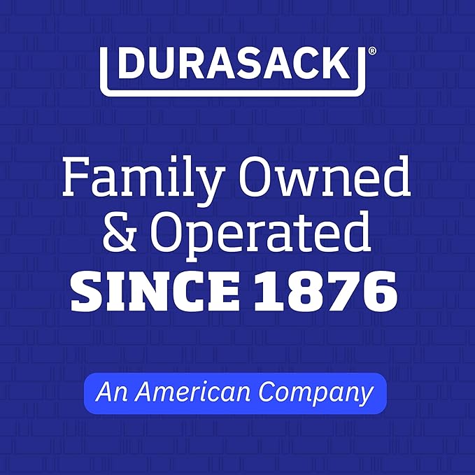 DURASACK Heavy Duty Sand Bags with Tie Strings Empty Woven Polypropylene Sand-Bags for Flood Control with 1600 Hours of UV Protection, 50 lbs Capacity, 14x26 inches, Black, Pack of 100