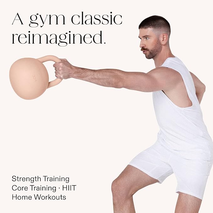 Bala Kettleball, Soft Kettlebell for Women - Kettlebells Strength & Core Training Equipment for Home Gym Workouts - Anti-Slip Grip Exercise Weights with Cushioned Impact-Resistant Base
