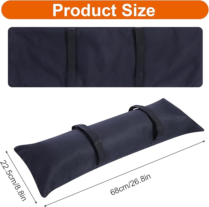 200 LBS Umbrella Base Weight Sandbags, 4 Pack Fillable Heavy Duty Weighted Sand Bags Weatherproof for Umbrella Base Cantilever Patio Umbrella Trampoline Garden Outdoor Furniture