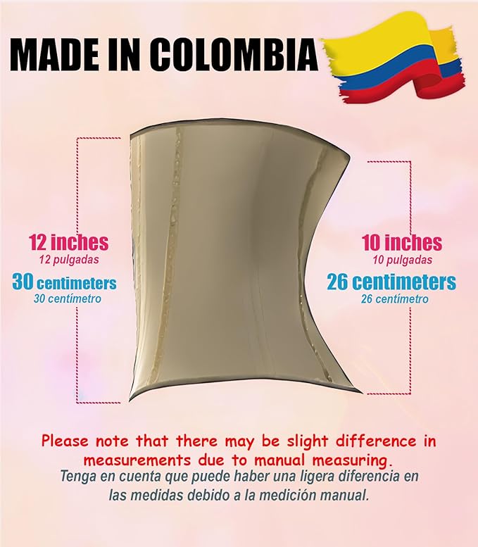 LadySlim by NuvoFit AUTHENTIC COLOMBIAN Premium Waist Trainer for Women Fajas Colombianas Reductoras Cinturilla Para Mujer