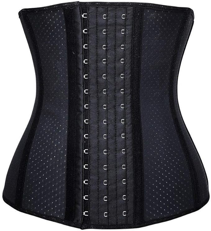 YIANNA Women's Underbust Latex Sport Girdle Waist Trainer Corsets Hourglass Body Shaper