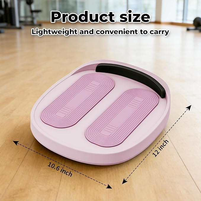 Calf Stretcher Slant Board, 15-Level Adjustable Slant Board for Plantar Fasciitis, Shin Splints & Achilles Tendonitis, Lightweight Ankle Stretch Board for Home Gym or Travel (Pink)