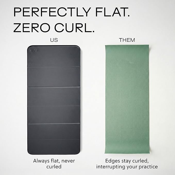 Stakt The Original Foldable Yoga Mat, Premium Foldable Exercise & Workout Mat with Non-Slip Surface, Lightweight Portable for Studio or Home Use, As Seen on Shark Tank