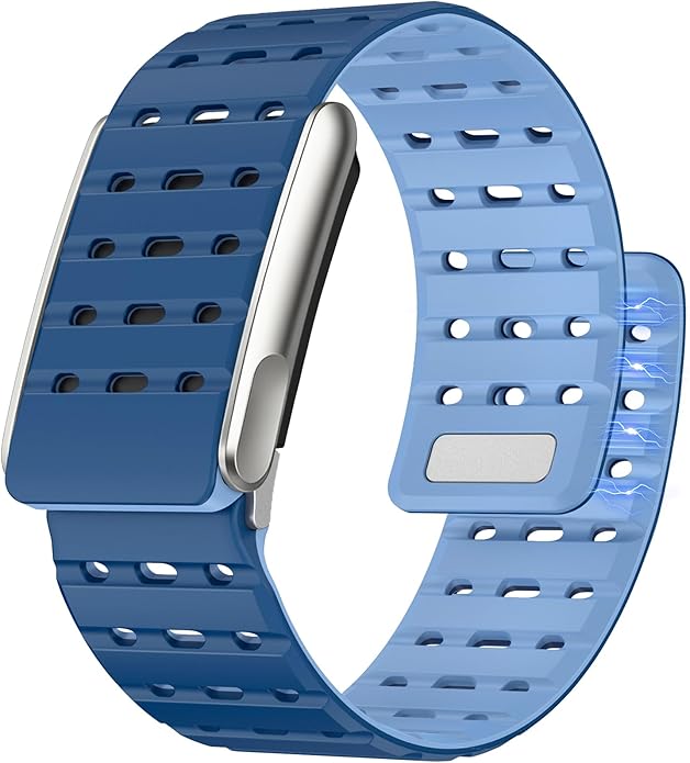 Silicone Magnetic Sport Strap Compatible with Whoop 5.0 Bands, Adjustable Breathable Replacement Wristband Bracelet, with U-Shaped Frame, Men Women, for Whoop Band 5.0 One/Peak/Life/MG