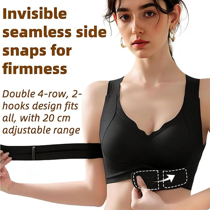Posture Bras for Women Wireless Full Coverage Back Support Brasieres