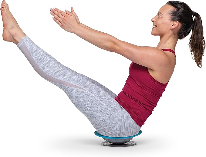 OPTP Pelvic Rocker Core Trainer – Balance Disc for Core Stability, Pelvic Floor Training, and Lower Ab Exercise – Hip Mobility Trainer and Pilates Exercise Equipment for SI Joint Support