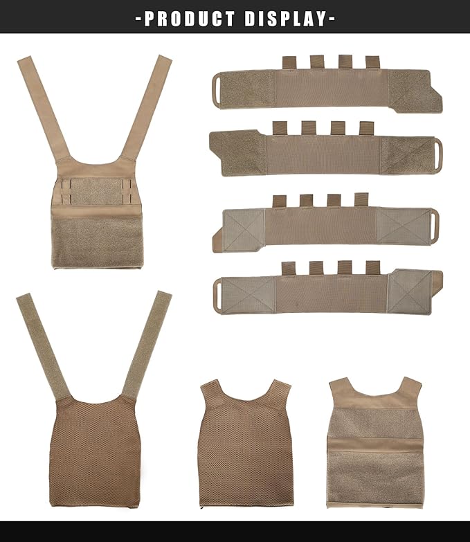 Weighted Vest for Men and Women Adjustable Weight Vests Low Profil Vest Quick Release Strength and Endurance Training Fitness Tactical Running Workouts