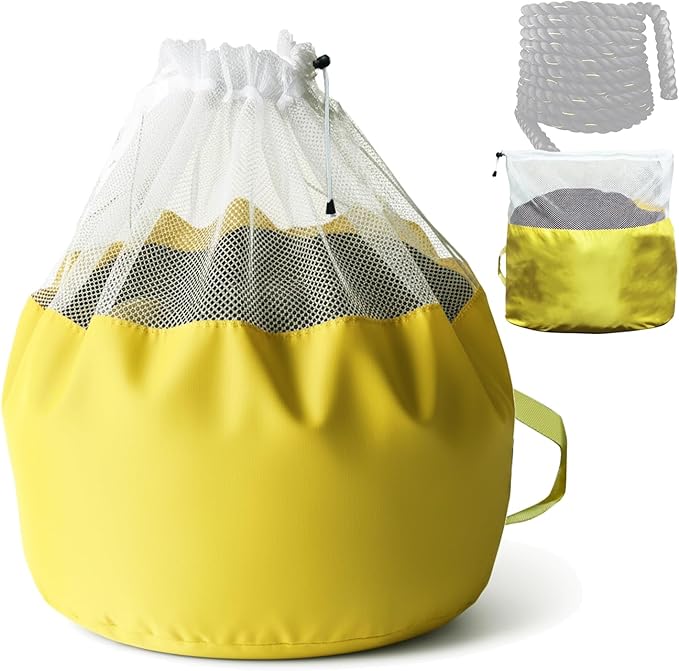 J Bryant Extra Large Battle Rope Storage Bag – Heavy-Duty Carry Sack for Training Ropes, Jump Ropes & Gym Accessories
