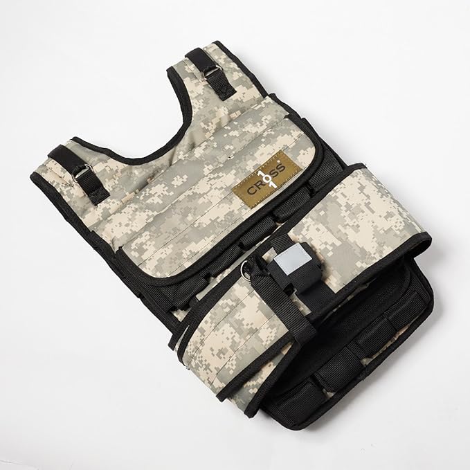 20LBS - 140LBS Adjustable Weighted Vest With Shoulder Pads Option for Men and Women