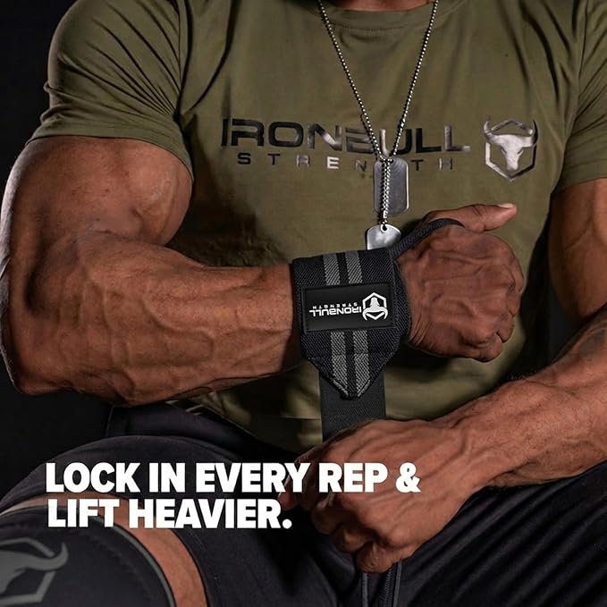 Wrist Wraps for Weightlifting (USPA & IPL Approved) - 18” Premium Quality Wrist Straps for Weightlifting - Weight Lifting Wrist Wraps with Thumb Loop - Best Gym Wrist Wraps for Lifting Weights, Curls & Dips - Lifting Wrist Wraps for Bench, Powerlifting...