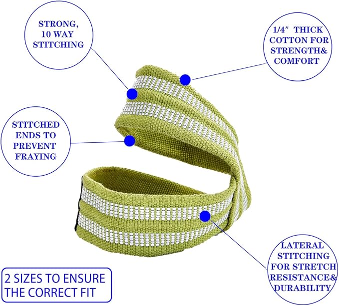 MOOCY Figure 8 Lifting Straps for Deadlift,Weightlifting,Strongman,& Cross Training Strong Weightlifting Wrist Wraps