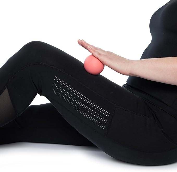 OPTP Massage Ball Set – Moderate and Firm Density Therapy Ball Set – Deep Tissue Massage Balls for Plantar Fasciitis, Sore Muscle Relief — Super Pinky Ball and Super Firm Ball (Pack of 2)