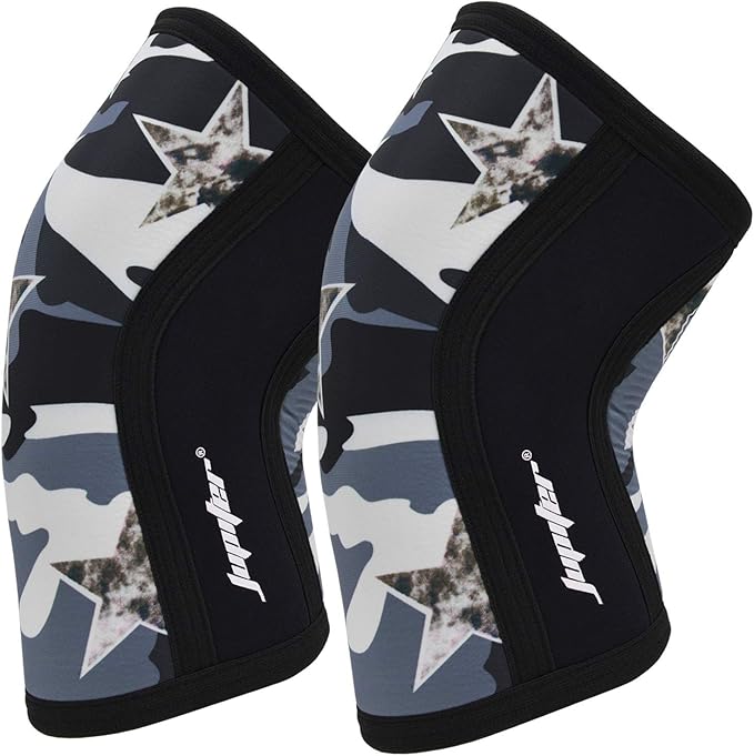 Knee Sleeves (1 Pair), 7mm Compression Knee Braces for Squats,Weightlifting,Powerlifting,Cross Training for Men & Women (XX-Large)