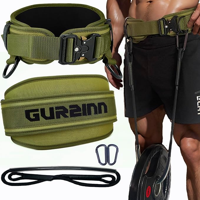 Weight Lifting Belt Gym Fitness with Quick Locking, Dip Belt with rope, Weighted Pull Up Belt for Gym Fitness Powerlifting Squat