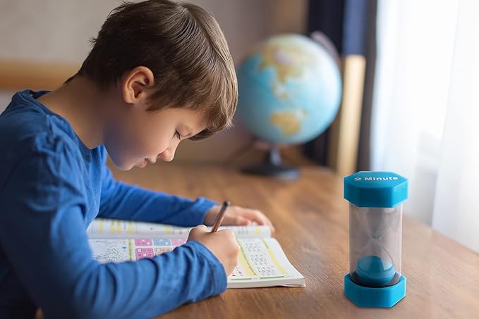 Teacher Created Resources 2 Minute Sand Timer - Large (20658), Multi, Blue