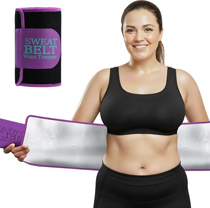MORECOO Waist Trainer for Women Lower Belly Fat, Waist Sweat Band for Women, Belly Band Sweat Belt, Body Shaper, Stomach Wrap