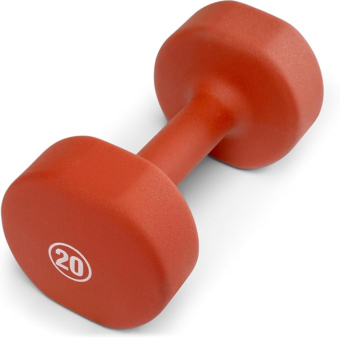 Marcy Colored Neoprene Dumbbell (Sold in Singles or Set) Hand Weights, Exercise Free Weights for Home Gym