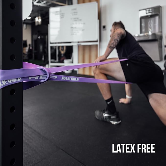 Rep Fitness Pull-Up Bands Resistance Exercise Workout Equipment Set for Home Gym Training – Heavy Duty Stretch Band for Assisted Pullups, Strength Training, Physical Therapy, and Fitness Workouts