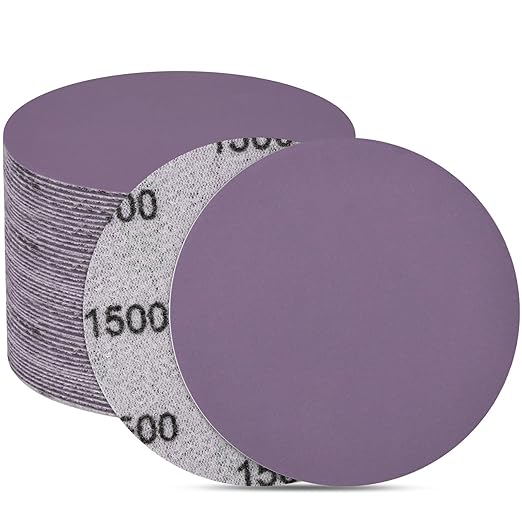 35 Pcs 3 Inch Wet Dry Sanding Discs Hook and Loop 3000 Grits Sandpaper Professional Aluminum Oxide Sand Paper Polish for Wood Metal Paint Finishing