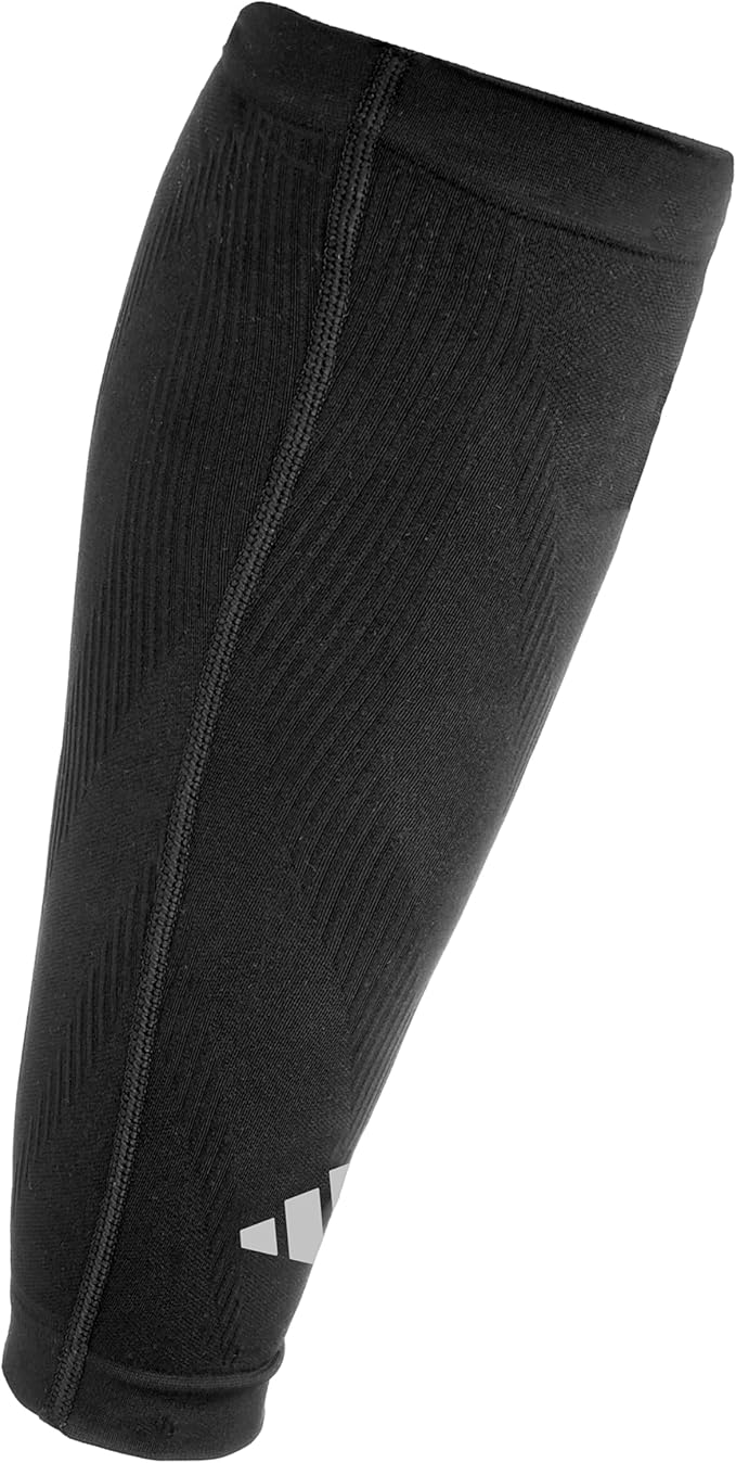 adidas Aeroready Compression Calf Sleeves, Lightweight, Moisture-Wicking Calf Compression Sleeves