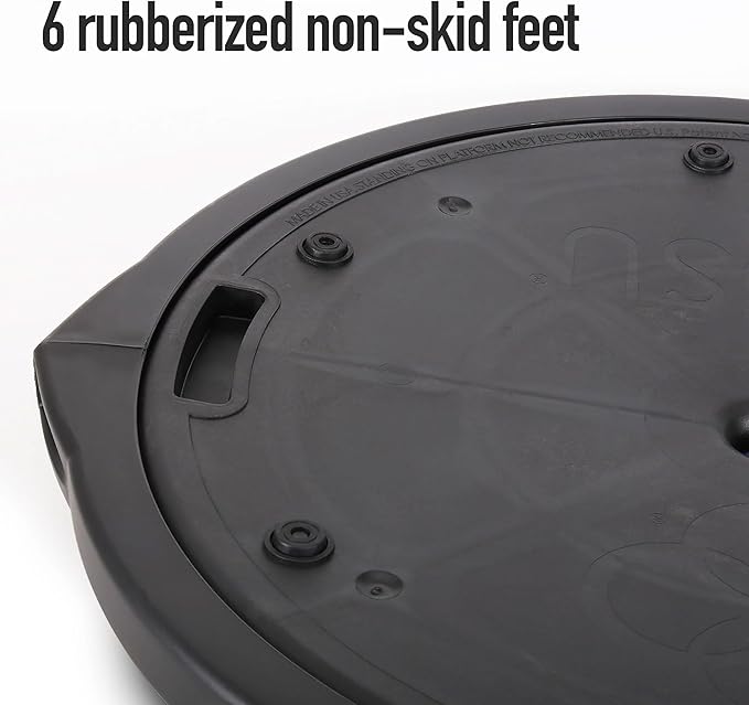 BOSU Nexgen Balance Trainer, Half-Ball Training Equipment, 65 cm Diameter, 300 lb Capacity - Burst-Resistant Stability Exercise Tool w/Non-Slip Base, Includes Hand Pump, Commercial-Grade
