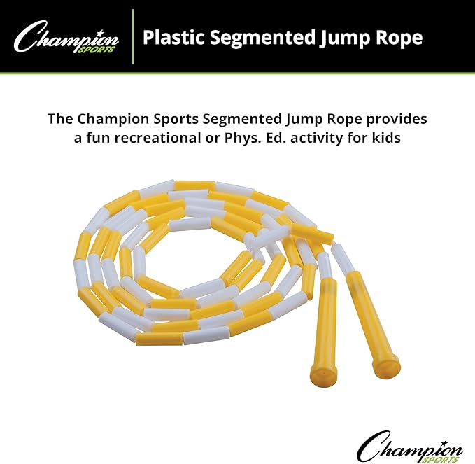 Champion Sports Plastic Segmented Jump Rope