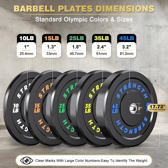 7FT Olympic Barbell for Home Gym Strength Training, 45 Lbs 2-inch Weight Bar with 28mm Grip, 1000 Lbs Capacity 190K PSI Alloy Steel