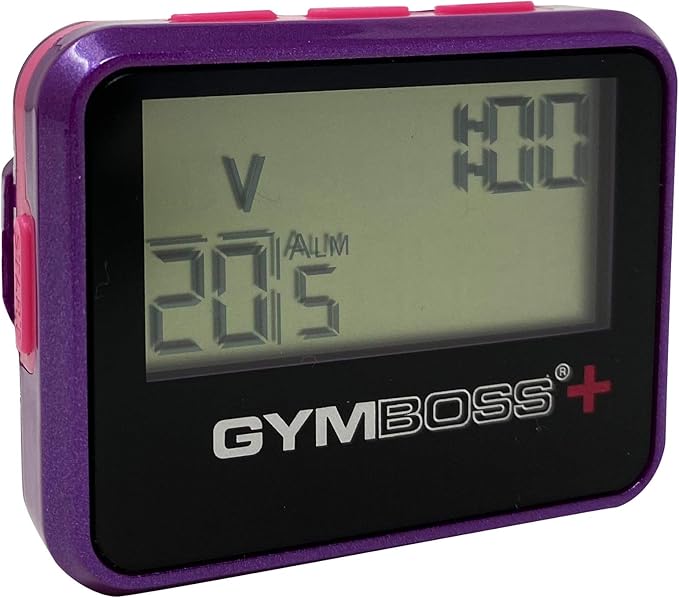 Gymboss Plus Interval Timer and Stopwatch (Violet/Pink)
