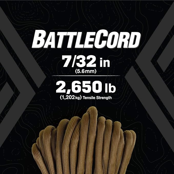 Atwood Rope MFG 5.6MM BattleCord - 2650lb Tensile Strength