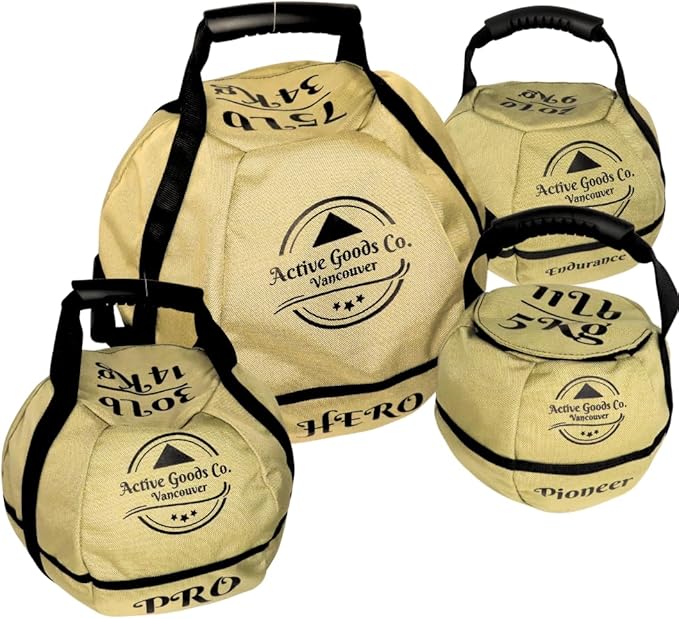ActiveGoodsCo. Kettlebell Sandbag for fitness workout, different sizes 11Lb to 75lb. Visit to see the options…