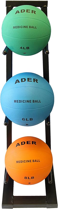 Ader Medicine Ball Set w/Rack