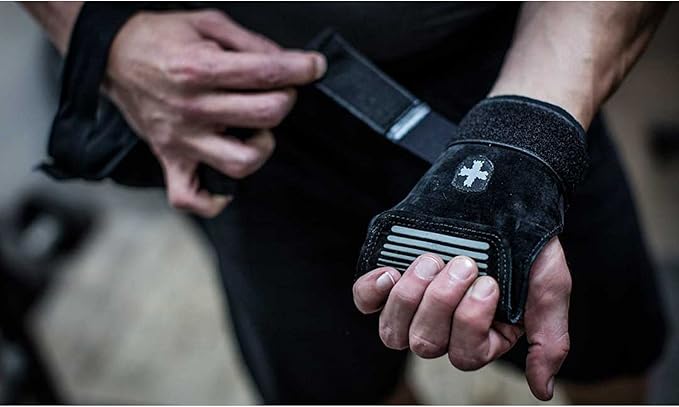 Harbinger Lifting Grips, Black