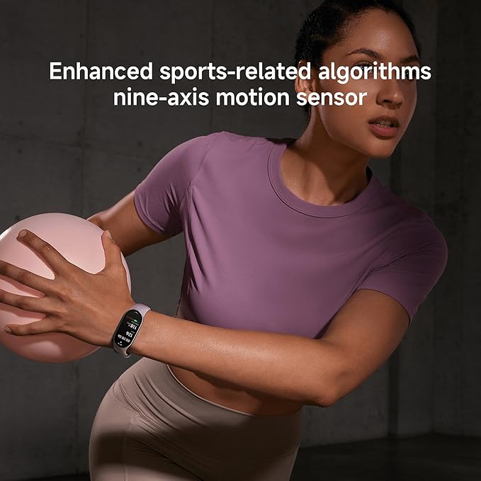 XIAOMI Mi Smart Watch Band 10, 5ATM Waterproof Fitness Step Tracker Sports Digital Smart Watch Health Band for Men Women, 1.72" AMOLED Display, 150+ Sports Modes (Glacier Silver)