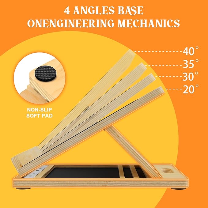 MUCITAGF Professional Slant Board, Adjustable Incline Board and Calf Stretcher, Slant Board for Calf Stretching, Calf Stretch Board