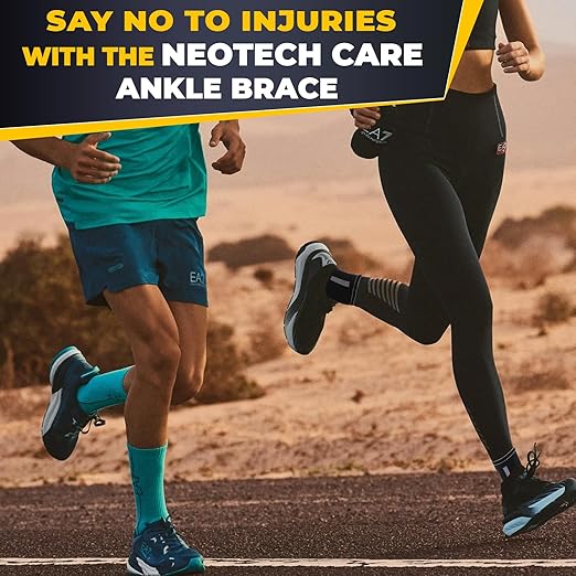 NeoTech Care Adjustable Ankle Support Brace (Black, Size XL, 1 Unit)