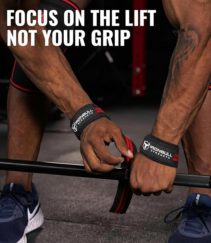Lifting Wrist Straps for Weightlifting (1 Pair) – Padded Lifting Straps for Deadlifts, Powerlifting, Strength Training & Bodybuilding – Gym Straps for Men & Women