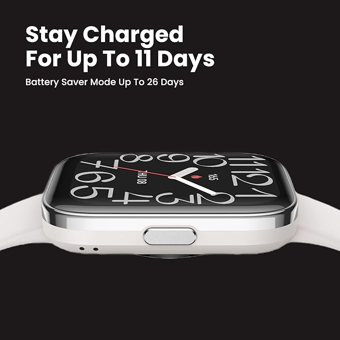 Amazfit Bip 5 Unity Smart Watch 46mm, 11-Day Battery, Fitness Activity Tracker with 120+ Sports Modes, Heart Rate & Sleep Monitor, Customizable Watch Faces, for Android & iPhone, Charcoal