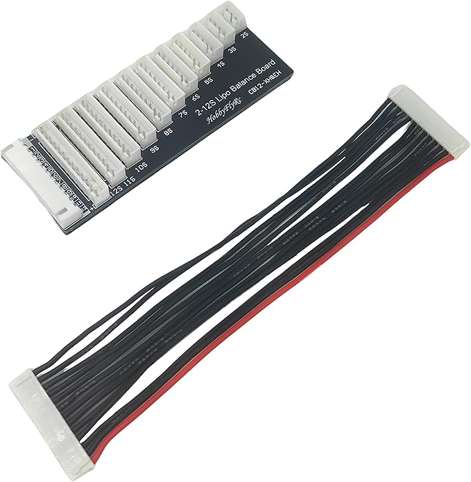 2S-12S Lipo Battery Balance Charger Extend Expansion Board Adapter Converter for RC Vehicles Lipo Battery Charging for iCharger X12 Parallel Charging Plate Balance Board for Lipo Balance Charger