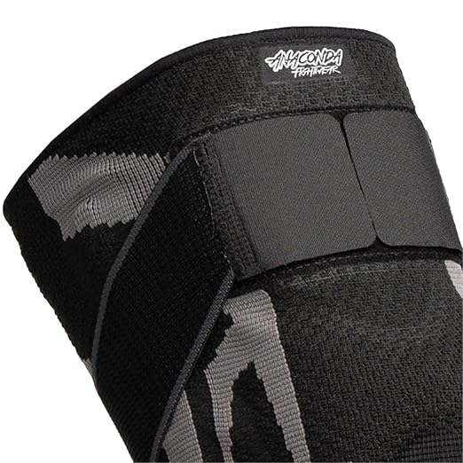 Anaconda Fightwear Stabilizer Knee Brace (Medium) - Compression Support Sleeve with Spring Stabilizers for Shock Absorption & Joint Health - Fits Left or Right Leg - Ideal for Athletes, Men and Women
