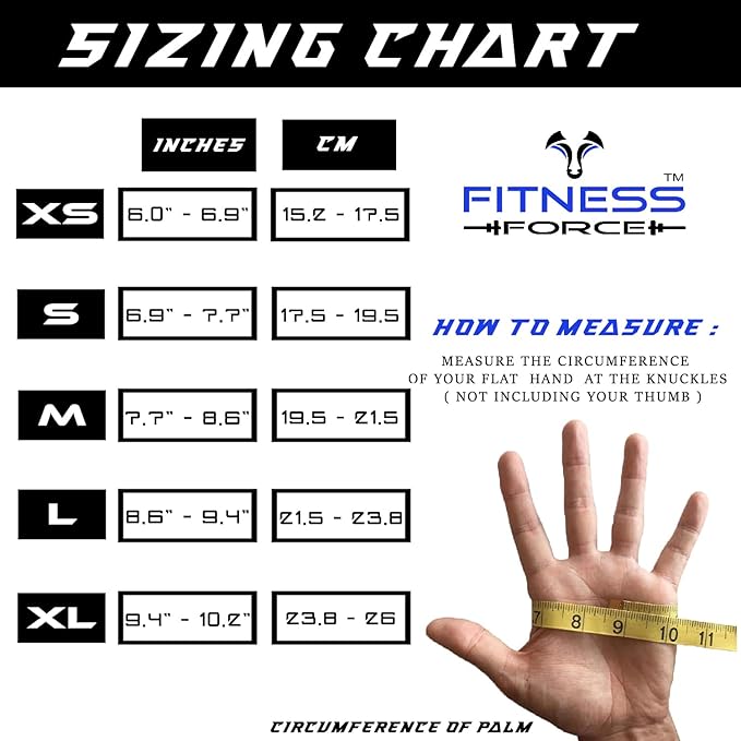 FITNESS FORCE Ventilated Weightlifting Gloves Workout Gloves for Men & Women with Built-in Wrist Wraps Fingerless Gym Gloves for Men Perfect for Exercise Fitness, Weight Lifting, Cross Training